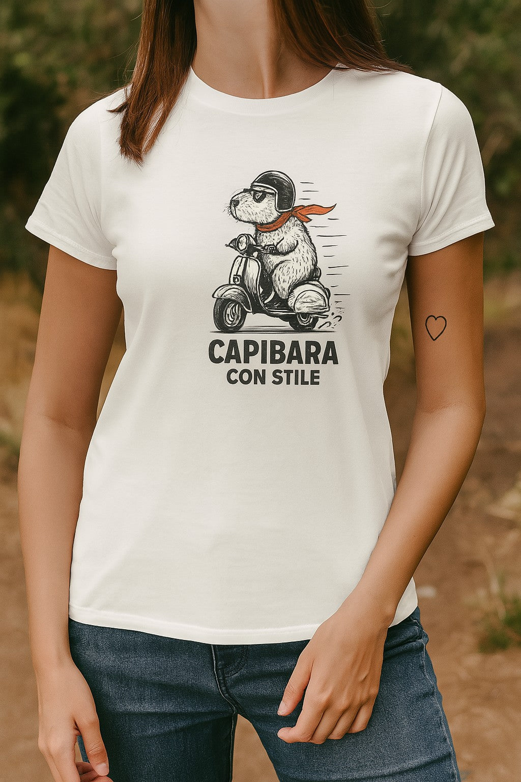 Abbigliamento T-Shirt in poliestere (Cotton Touch) "Capibara"