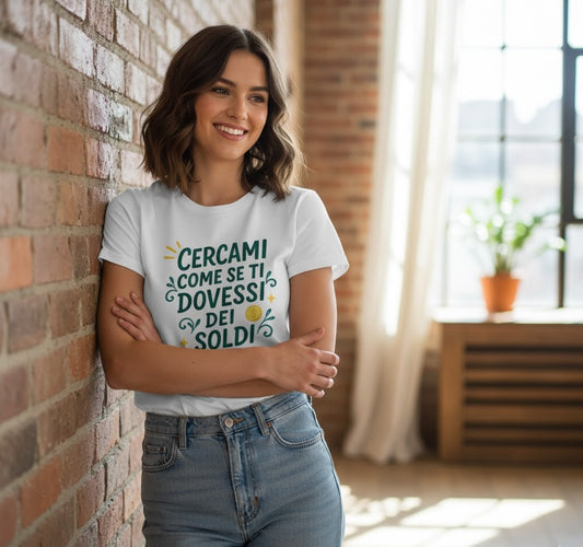 Abbigliamento T-Shirt in poliestere (Cotton Touch) "Cercami"