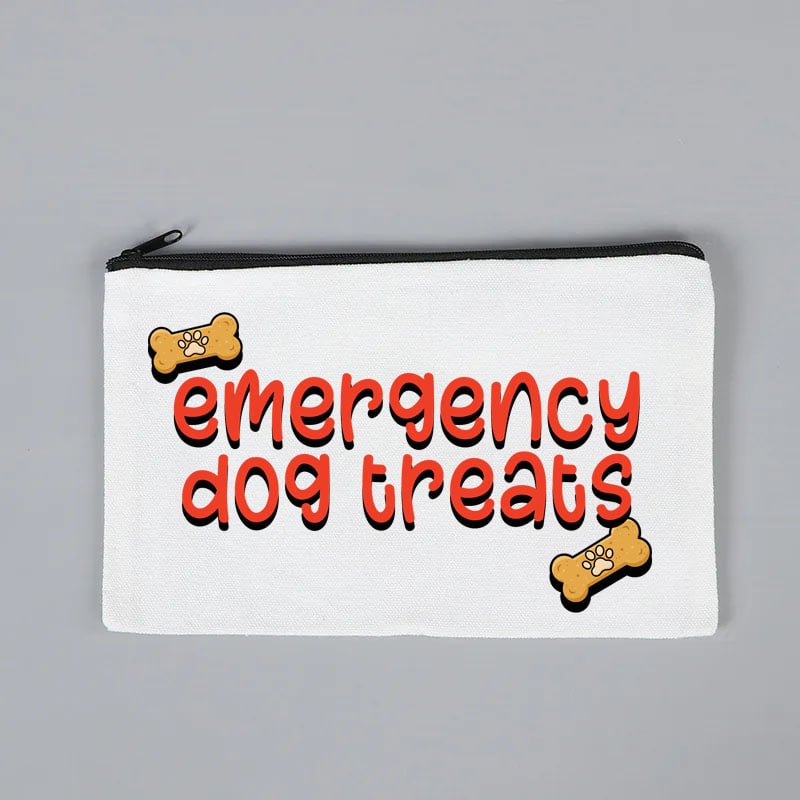 Bustina in cotone "Emergency Dog Treats"