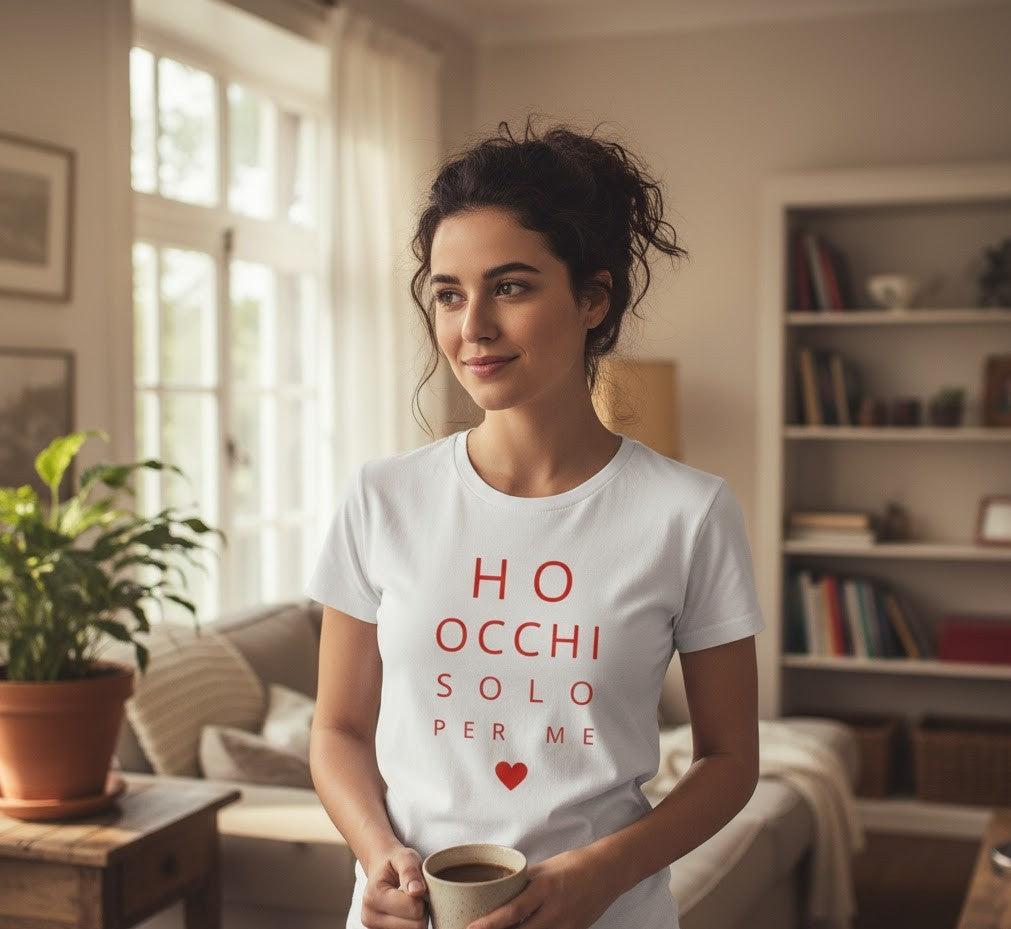 Abbigliamento T-Shirt in poliestere (Cotton Touch) "Solo per me"