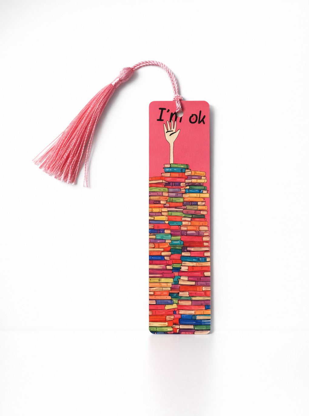 Segnalibro in alluminio "I'm Ok"