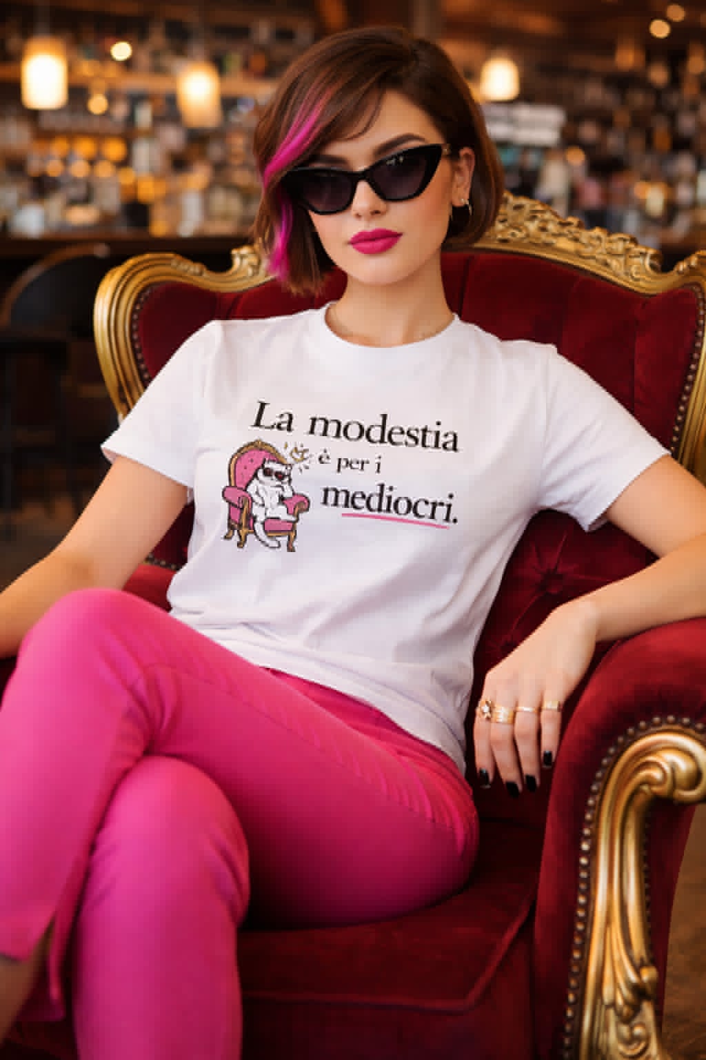 Abbigliamento T-Shirt in poliestere (Cotton Touch) "La modestia"