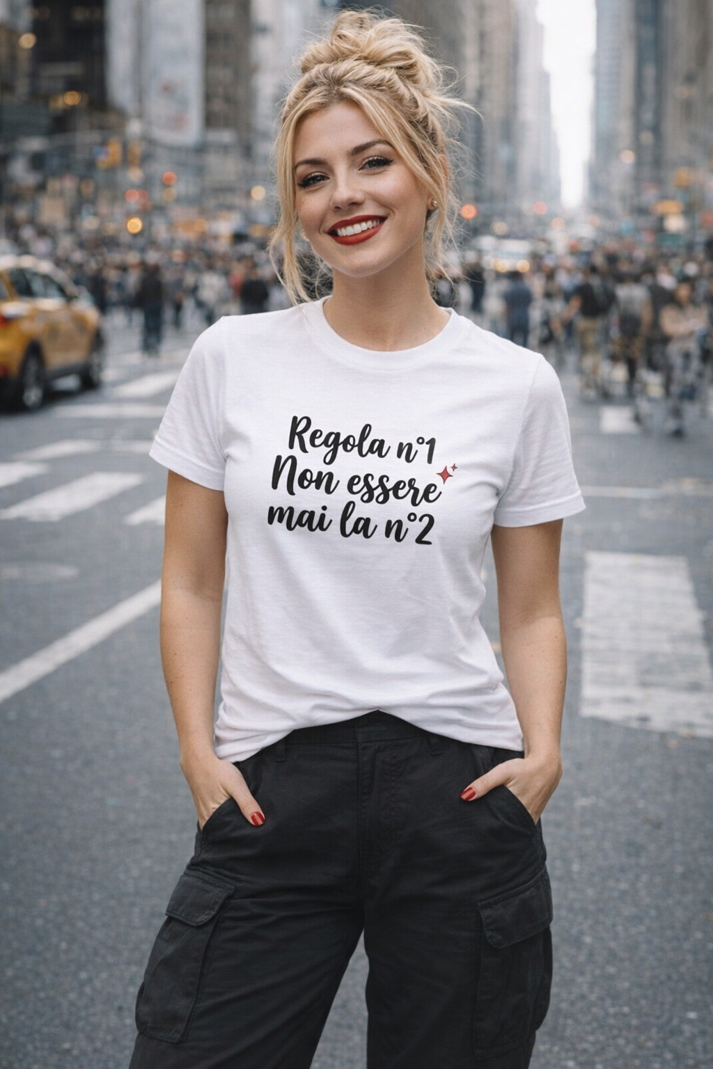 Abbigliamento T-Shirt in poliestere (Cotton Touch) "Regola nr. 1"