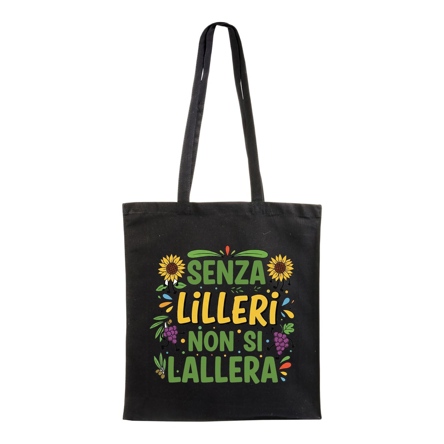Shopper in cotone "Senza Lilleri"