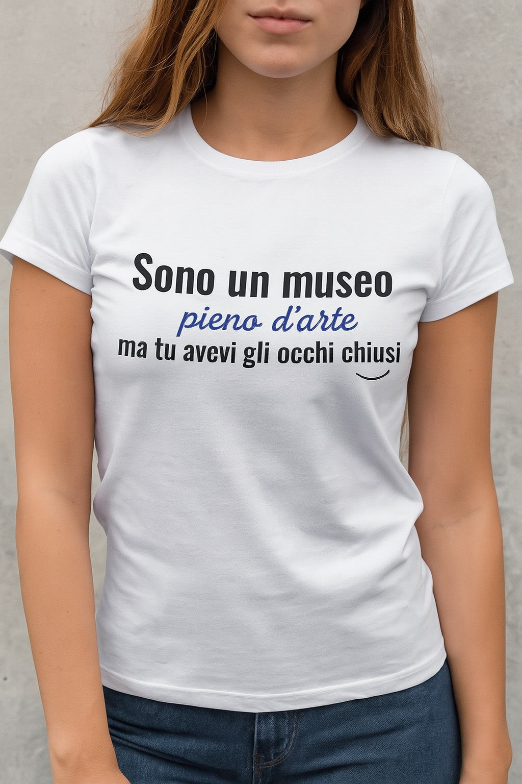 Abbigliamento T-Shirt in poliestere (Cotton Touch) "Sono un Museo"