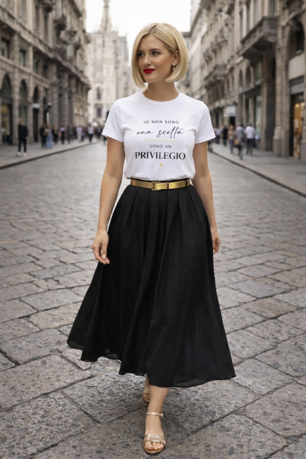 Abbigliamento T-Shirt in poliestere (Cotton Touch) "Non sono una scelta"