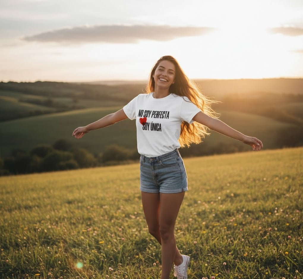 Abbigliamento T-Shirt in poliestere (Cotton Touch) "No soy Perfecta"