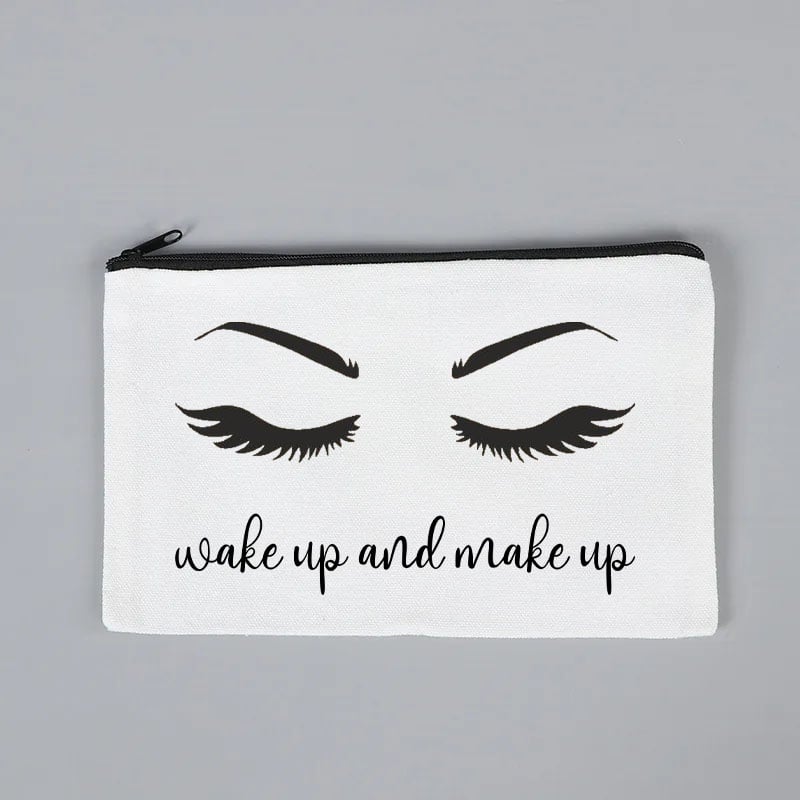 Bustina in cotone "Wake Up and Make Up"