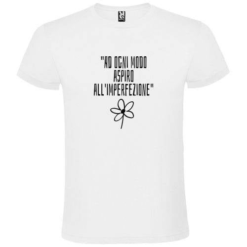 Abbigliamento T-Shirt in poliestere (Cotton Touch) "Aspiro all'imperfezione"