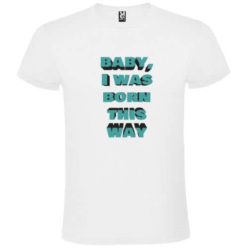 Abbigliamento T-Shirt in poliestere (Cotton Touch) "Born this way"