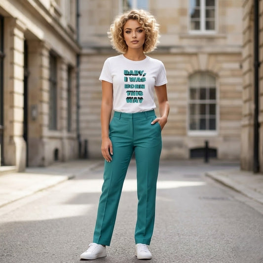 Abbigliamento T-Shirt in poliestere (Cotton Touch) "Born this way"