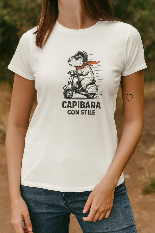 Abbigliamento T-Shirt in poliestere (Cotton Touch) "Capibara"