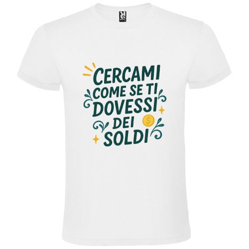 Abbigliamento T-Shirt in poliestere (Cotton Touch) "Cercami"