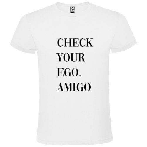 Abbigliamento T-Shirt in poliestere (Cotton Touch) "Check your ego"