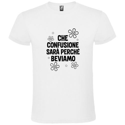 Abbigliamento T-Shirt in poliestere (Cotton Touch) "Che confusione"