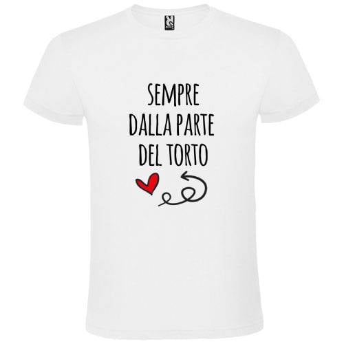 Abbigliamento T-Shirt in poliestere "Cotton Touch" "Dalla parte del torto"