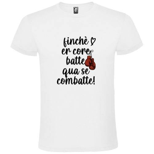 Abbigliamento T-Shirt in poliestere (Cotton Touch) "FinchÃ¨ er core batte"