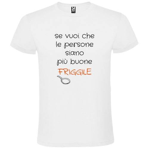 Abbigliamento T-Shirt in poliestere (Cotton Touch) "Friggile"