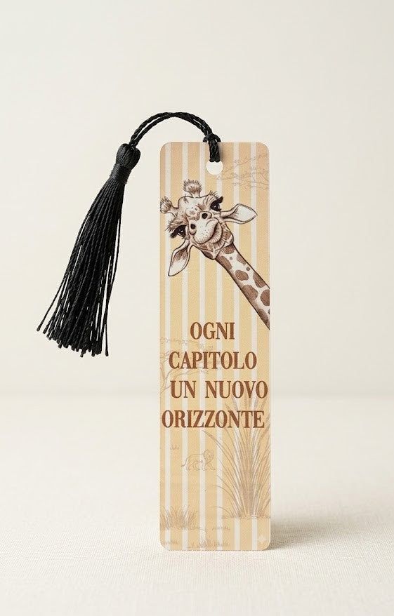 Segnalibro in alluminio "Giraffa"