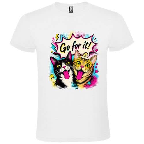 Abbigliamento T-Shirt in poliestere (Cotton Touch) "Go for it"