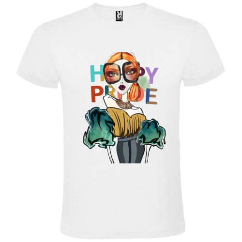 Abbigliamento T-Shirt in poliestere (Cotton Touch) "Happy Pride"
