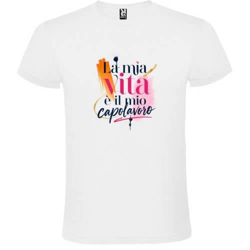 Abbigliamento T-Shirt in poliestere (Cotton Touch) "Il mio capolavoro"