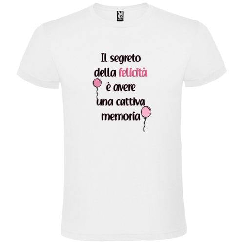 Abbigliamento T-Shirt in poliestere (Cotton Touch) "Il segreto della felicitÃ "