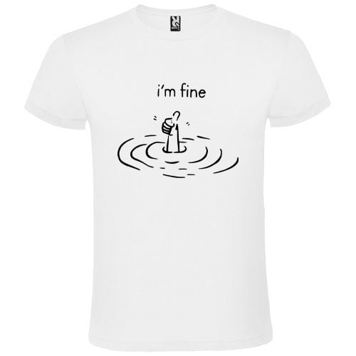Abbigliamento T-Shirt in poliestere (Cotton Touch) "I'm Fine"