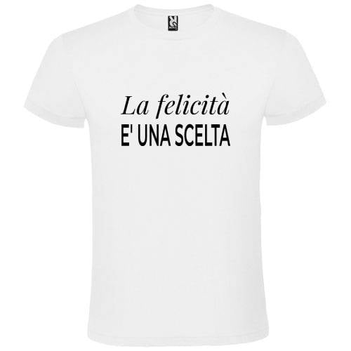 Abbigliamento T-Shirt in poliestere (Cotton Touch) "La felicitÃ "