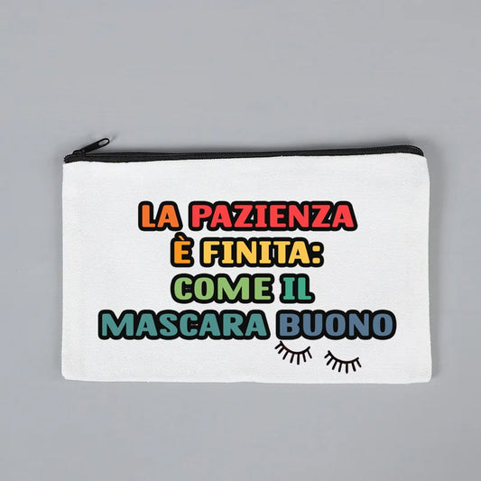 Bustina in cotone "La pazienza Ã¨ finita"