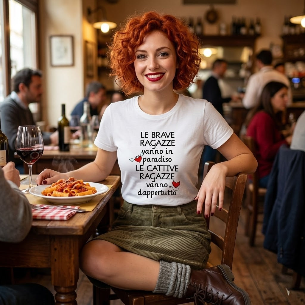 Abbigliamento T-Shirt in poliestere (Cotton Touch) "Le brave ragazze"