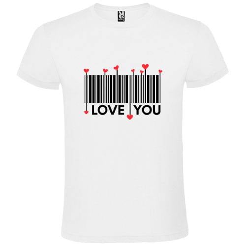 Abbigliamento T-Shirt in poliestere (Cotton Touch) "Love You"