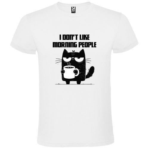 Abbigliamento T-Shirt in poliestere (Cotton Touch) "Morning people"