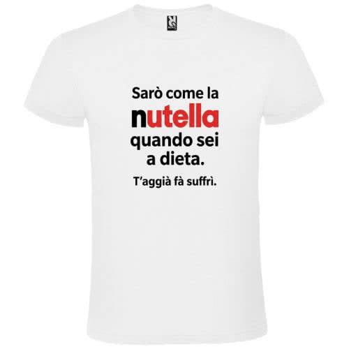 Abbigliamento T-Shirt in poliestere (Cotton Touch) "Sarò come la Nutella"