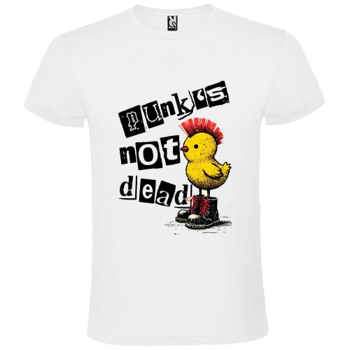 Abbigliamento T-Shirt in poliestere (Cotton Touch) "Punk's not dead"
