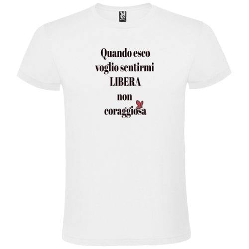 Abbigliamento T-Shirt in poliestere (Cotton Touch) "Quando esco"