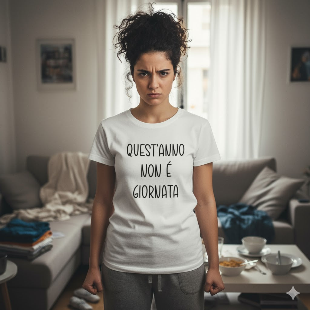 Abbigliamento T-Shirt in poliestere (Cotton Touch) "Non Ã¨ giornata"