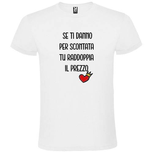 Abbigliamento T-Shirt in poliestere (Cotton Touch) "Raddoppia il prezzo"