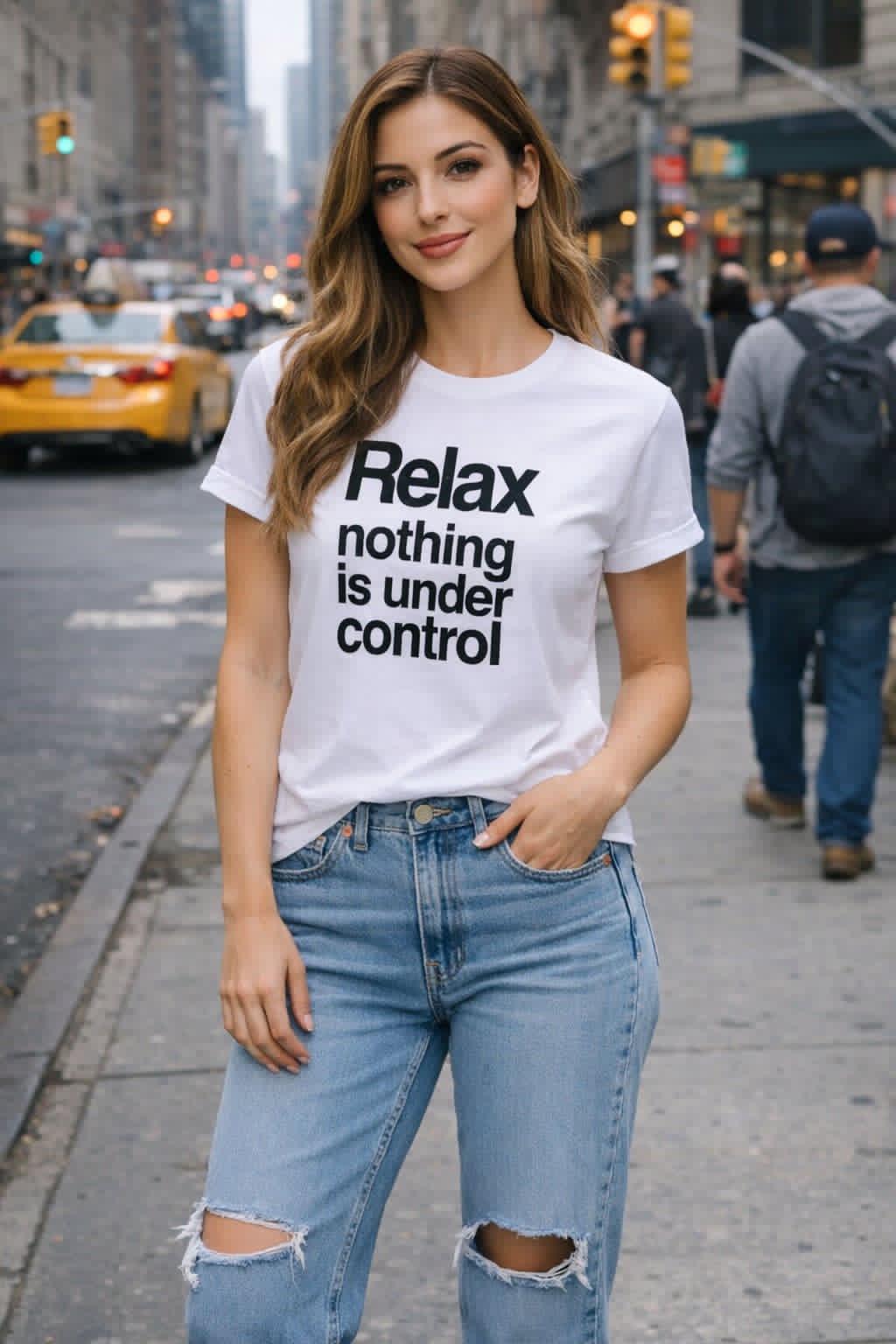 Abbigliamento T-Shirt in poliestere (Cotton Touch) "Relax"