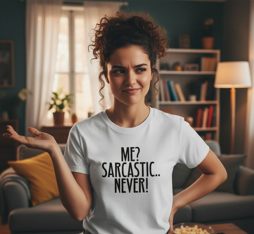Abbigliamento T-Shirt in poliestere (Cotton Touch) "Sarcastic"