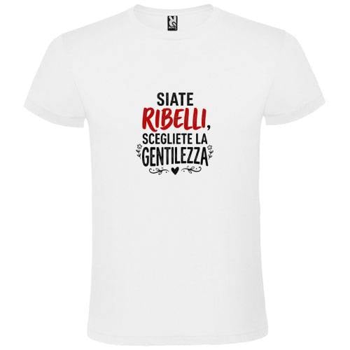 Abbigliamento T-Shirt in poliestere (Cotton Touch) "Siate ribelli"