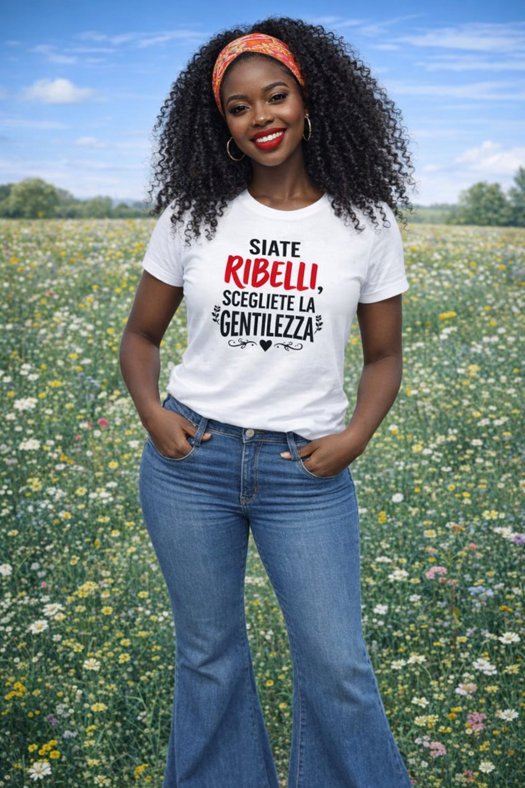 Abbigliamento T-Shirt in poliestere (Cotton Touch) "Siate ribelli"