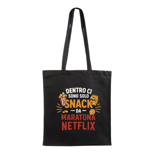 Shopper in cotone "Netflix"