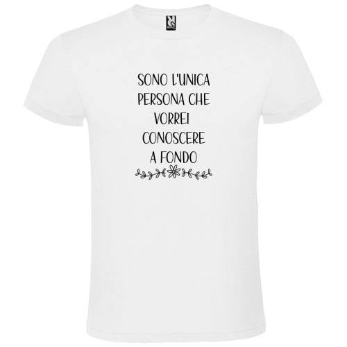 Abbigliamento T-Shirt in poliestere (Cotton Touch) "Sono l'unica persona"