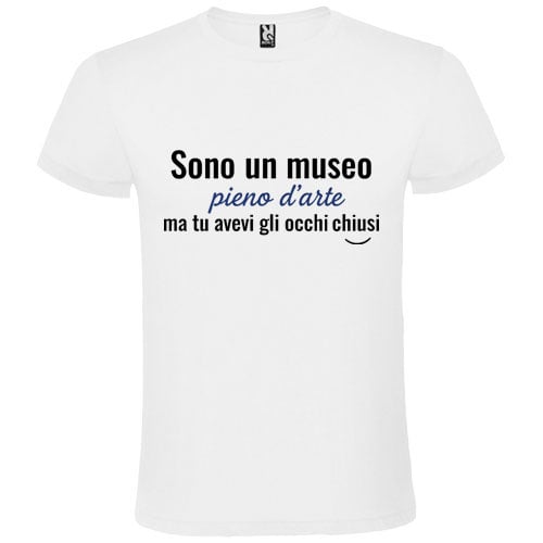 Abbigliamento T-Shirt in poliestere (Cotton Touch) "Sono un Museo"