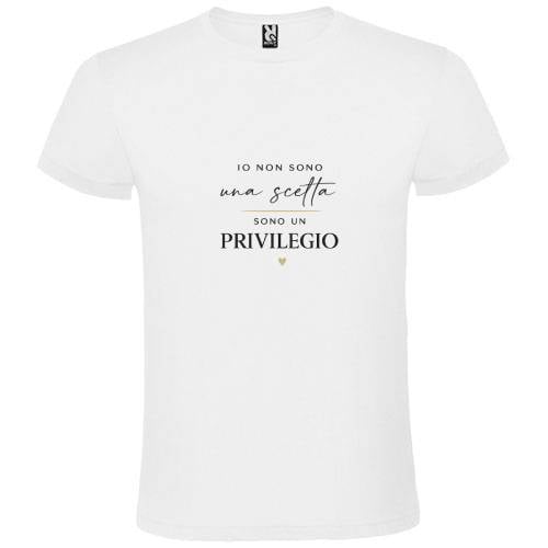 Abbigliamento T-Shirt in poliestere (Cotton Touch) "Non sono una scelta"