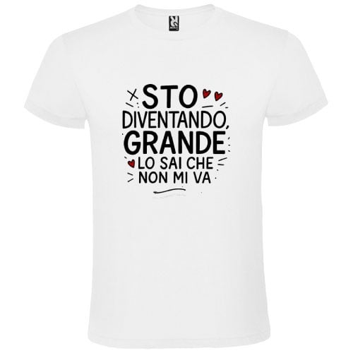 Abbigliamento T-Shirt in poliestere (Cotton Touch) "Sto diventando grande"