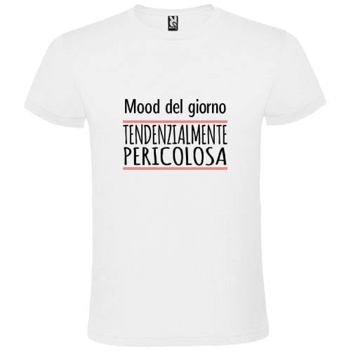 Abbigliamento T-Shirt in poliestere (Cotton Touch) "Tendenzialmente Pericolosa"