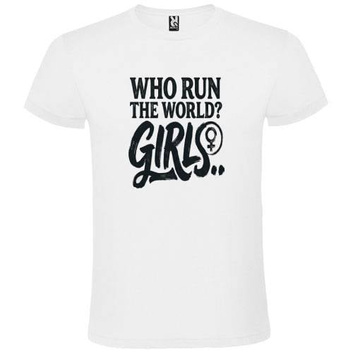 Abbigliamento T-Shirt in poliestere "Who run the world?"
