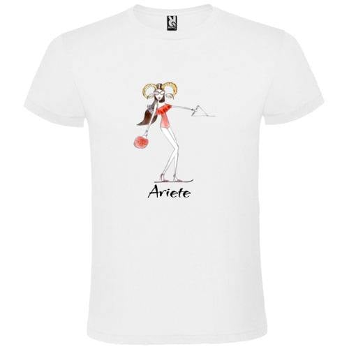 Abbigliamento T-Shirt in poliestere Zodiaco (Cotton Touch) "Ariete"